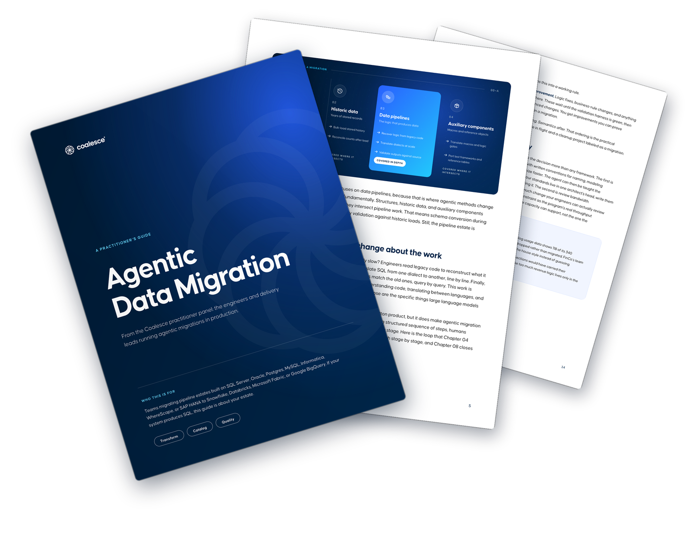 Agentic Data Migration guide pages